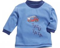 Schnizler T-shirt lange mouwen Brandweer jongens blauw maat 68