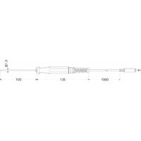 Greisinger GTF 175/1.6 Dompelsensor -70 tot 200 °C Sensortype Pt1000