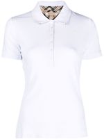 Barbour polo en coton à logo brodé - Blanc