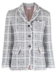 Thom Browne blazer à simple boutonnage - Gris