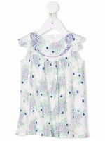 Chloé Kids robe mi-longue à fleurs - Tons neutres