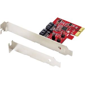 Renkforce RF-4679590 2 poorten RAID-controller PCIe x4 Geschikt voor: SATA SSD Incl. Low-Profile slotplaat