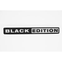 Aluminium Embleem/Logo - BLACK EDITION - 11,8x1,4cm AV233318