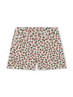 Kenzo Kids Shorts met bloemenprint - Wit
