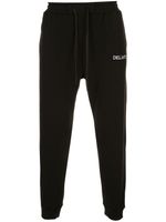 Delantic pantalon de jogging à logo brodé - Noir