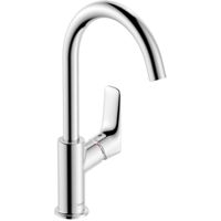 Hansgrohe Logiss wastafelkraan 210 met hoge 120° draaibare uitloop chroom 71131000