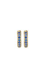 David Yurman boucles d'oreilles Petite Pavé en or 18ct - thumbnail