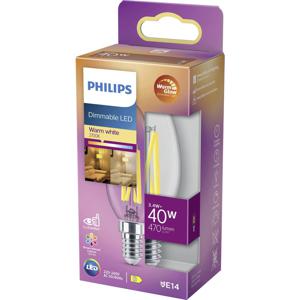 Philips Lighting 871951432421300 LED-lamp Energielabel D (A - G) E14 Kaars 3.4 W = 40 W Warmwit (Ø x l) 35 mm x 97 mm 1 stuk(s)