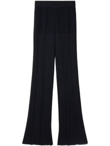 Stella McCartney pantalon droit à effet plissé - Noir