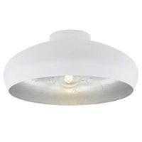 EGLO Mogano Plafondlamp Ø 40 cm - Wit/Zilver