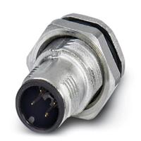 Phoenix Contact 1553459 Sensor/actuator inbouwconnector M12 Aantal polen (sensoren): 4 Stekker, inbouw 20 stuk(s)