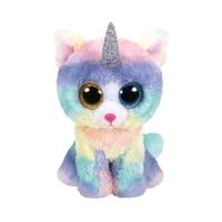 TY Beanie Boos Knuffel Eenhoorn Kat Heather 15 cm