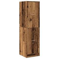 vidaXL Apothekerskast 40x41x144,5 cm bewerkt hout oud houtkleurig, apothekerskast keuken, kast, opslagkast, apotheekkast, opbergkast, ladekast