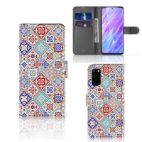 Samsung Galaxy S20 Bookcase Tiles Color - thumbnail