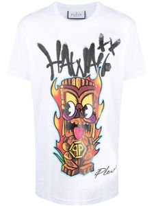 Philipp Plein t-shirt Pyre à imprimé graphique - Blanc