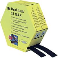 3M SJ354X Dual Lock in een dispenserbox, 2 x 5 m, 300 stuks voorgestanst, zwart, 1-pack