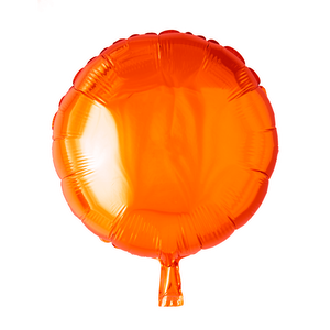 Folieballon Rond Oranje (45cm)