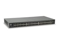LEVEL ONE 50-Port Fast Ethernet Switch 2 x SFP/RJ45 Combo Gigabit
