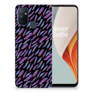 OnePlus Nord N100 TPU bumper Feathers Color