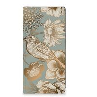 Smart Cover voor Xiaomi Redmi Note 12 Pro Plus Vintage Bird Flowers