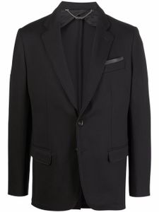 Billionaire blazer à logo embossé - Noir