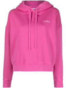 MC2 Saint Barth hoodie en coton à logo brodé - Rose