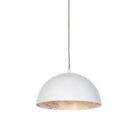 QAZQA Industriële hanglamp wit met goud 35 cm - Magna Eco - thumbnail