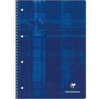 Clairefontaine collegeblok/8252C DIN A4 blauw geruit 90 g/m²