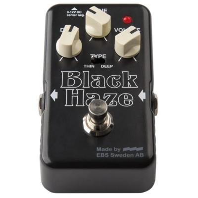 EBS Black Haze overdrive / distortion effectpedaal EBS Black Haze overdrive / distortion effectpedaal