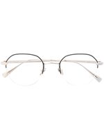 EQUE.M lunettes de vue Water Drop à monture ronde - Argent