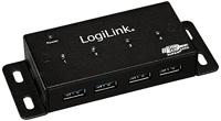 LogiLink UA0149 interface hub 5000 Mbit/s Grijs