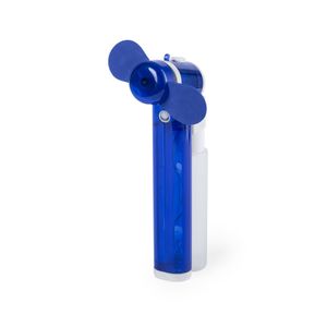 Zak ventilator blauw met water verstuiver 16 cm   -