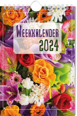 Bloemen weekkalender - Spiraalgebonden (9789464325782)