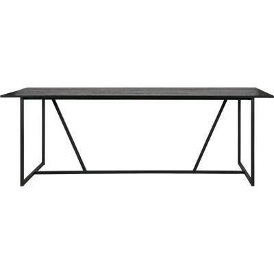 Eettafel Silas eiken zwart Eettafel Silas eiken zwart