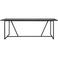 Eettafel Silas eiken zwart
