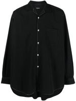 Comme Des Garçons Pre-Owned chemise à coutures contrastantes (années 1990) - Noir - thumbnail