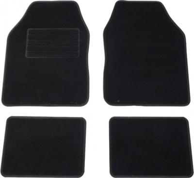 Carpoint automattenset malibu universeel textiel zwart 4 delig Carpoint automattenset malibu universeel textiel zwart 4 delig