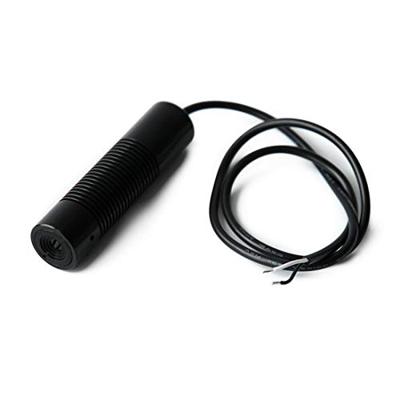 Puntlaser, groen, 532 nm, 0.4 mW, 24 V DC, Ø20x80 mm, Laser Class 1, Focus fixed (500mm), Kabellengte 300 mm - 70126990