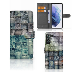 Wallet Case met Pasjes Samsung Galaxy S22 Plus Spijkerbroeken