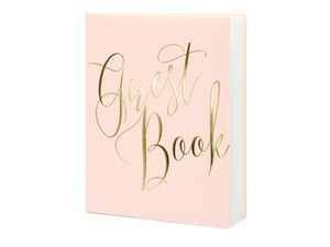 Gastenboek Chique Poeder Roze 20x24,5cm