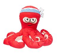 Fuzzyard Octo-Posse Pluche Octopus hondenspeelgoed voor kleine, middelgrote en grote rassen (Takoyaki)