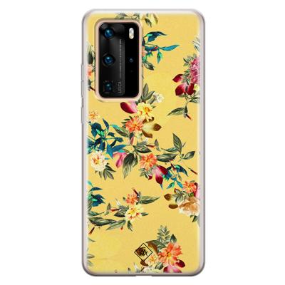 Huawei P40 Pro siliconen hoesje - Floral days