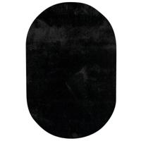 Vloerkleed Vernissage ovaal zwart 25