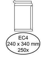 Envelop Quantore akte EC4 240x340mm zelfklevend wit 250stuks - thumbnail