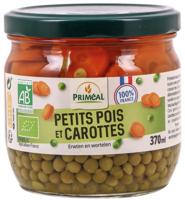 Priméal Doperwten En Wortelschijfjes Bio (370ml)