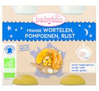 Babybio Wortel pompoen rijst 200 gr bio (2 st)