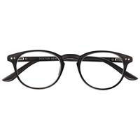 Lesebrille DOKTOR New, schwarz, +2.00 dpt.: Lesebrille mit Federtechnik und Etui, Stärke: +2.00 dpt. (in weiteren Farben/Stärken erhältlich)