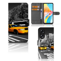 OPPO Reno8 T 5G Flip Cover New York Taxi - thumbnail