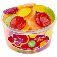 Red Band - Winegum Smiles  - 100 stuks - thumbnail