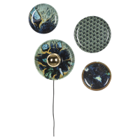 Bold Monkey Wandlamp Set van 4 No Food Here Hexagon